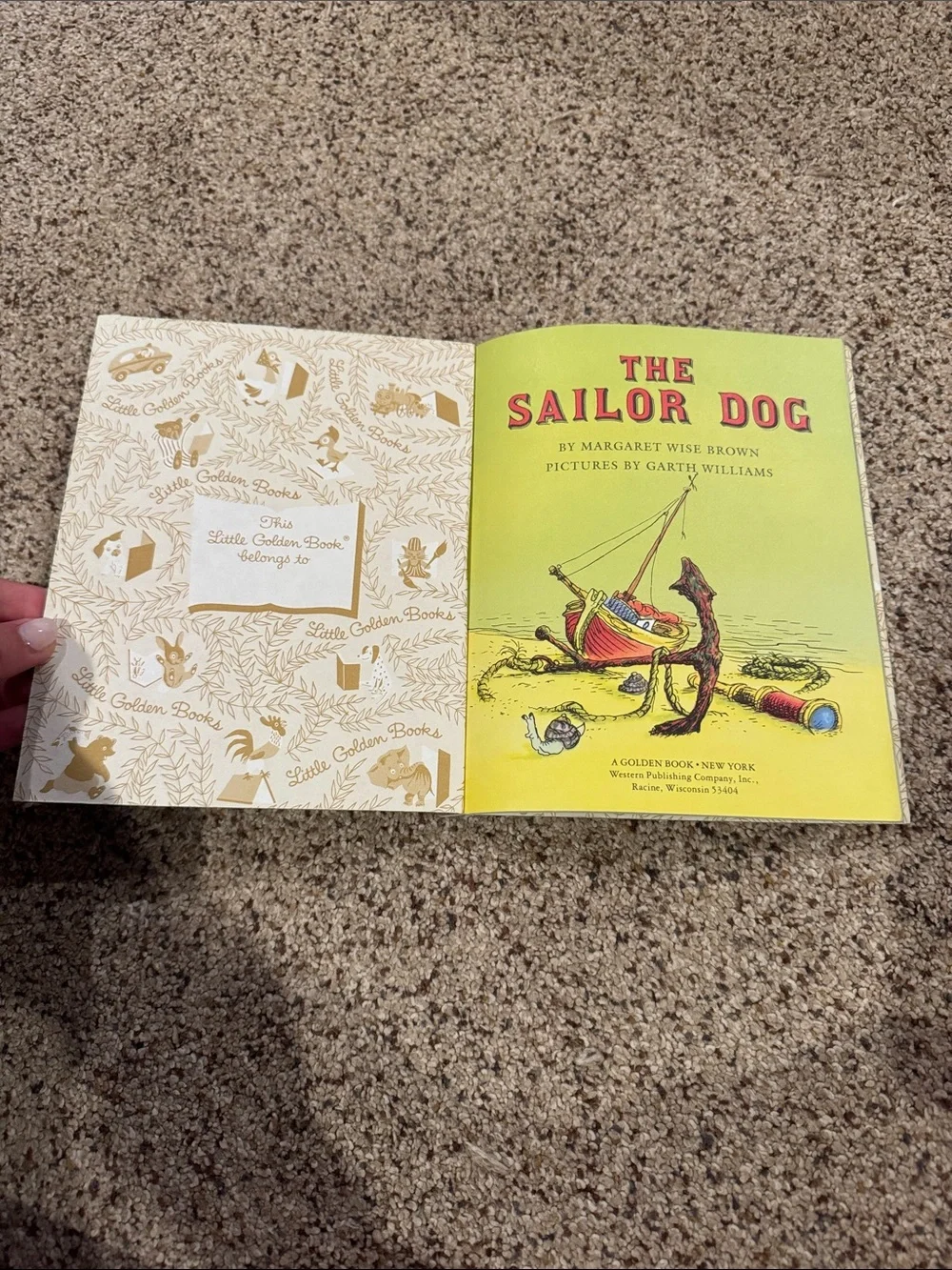 The Sailor Dog by. Margaret Wise Brown A Little Golden Book - Picture 2 of 6